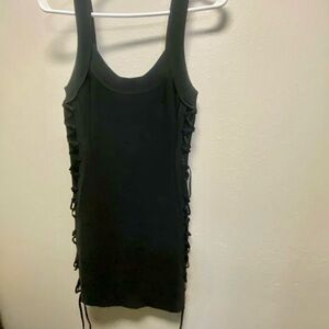 Marciano Black Textured Dress